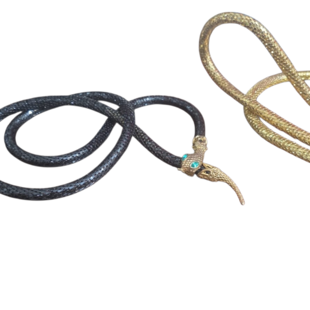 Cintos ou pulseiras de cobra