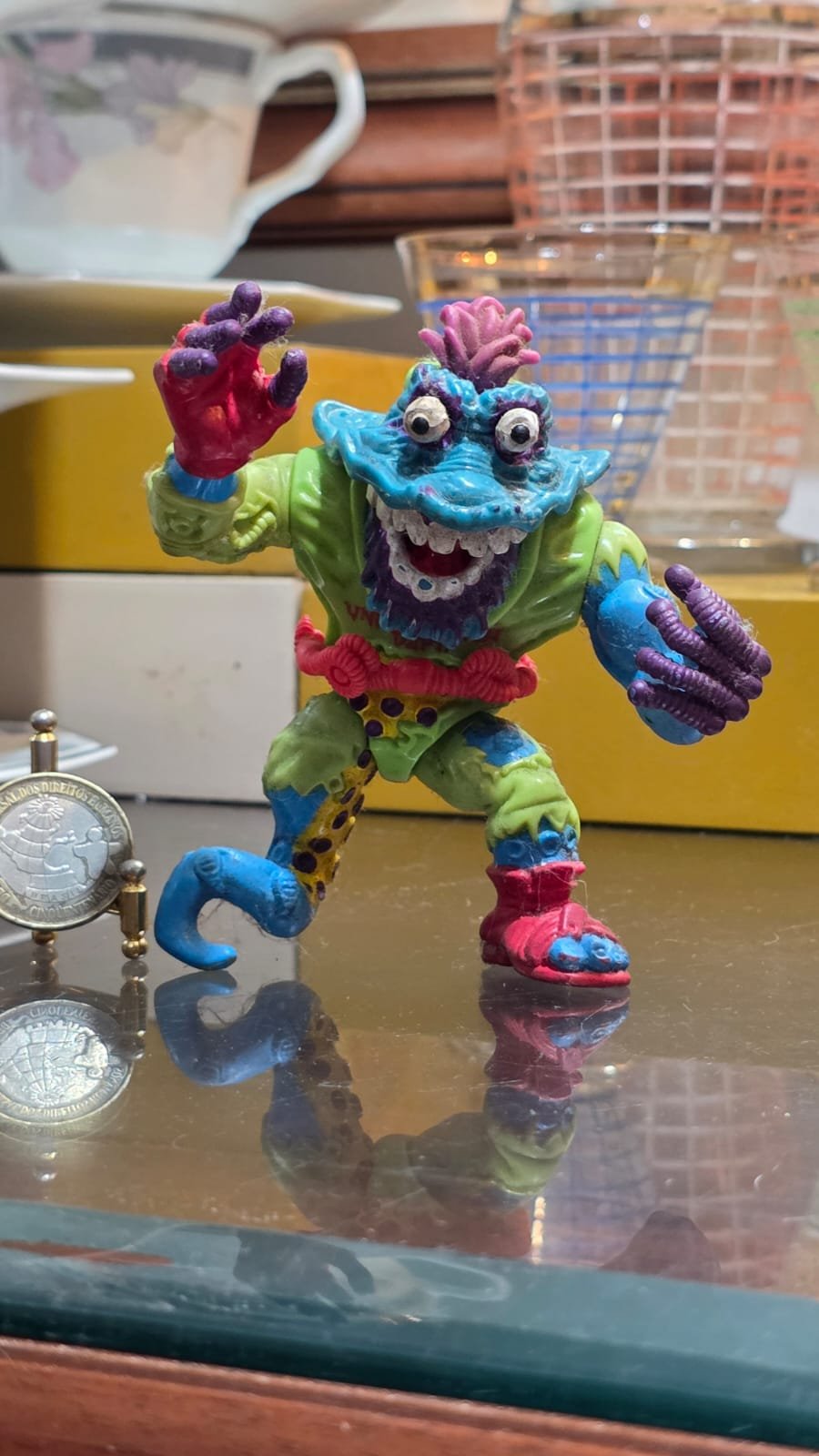 Figura de ação colecionável do personagem Wyrm da franquia Tartarugas Ninja - Imagem 2