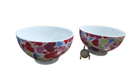 Par de bowls de porcelana