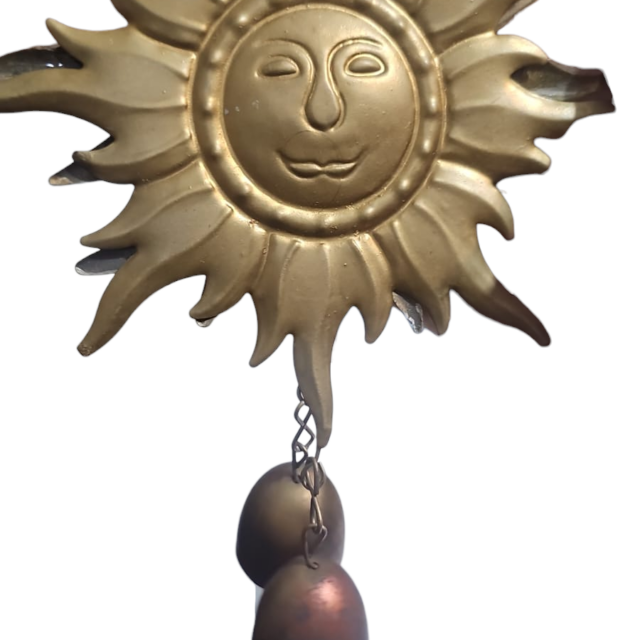 Decoração de metal com sinos