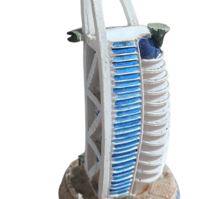 Escultura de Dubai em resina