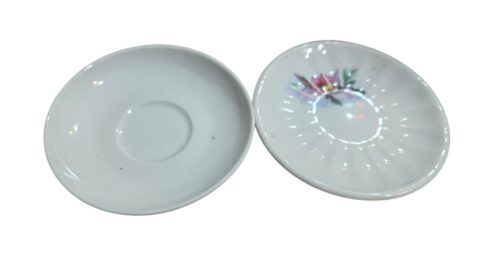 Par de pires de café de porcelana