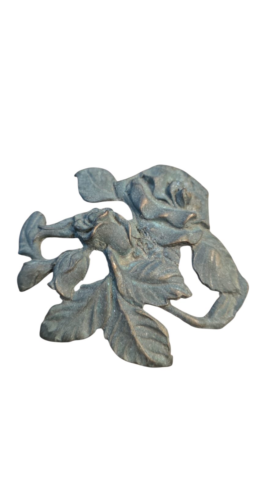 Flores antigas de metal