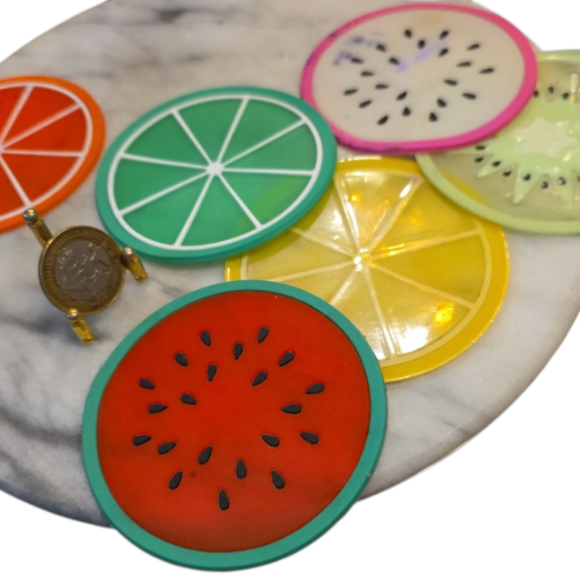 Lote porta copos de silicone