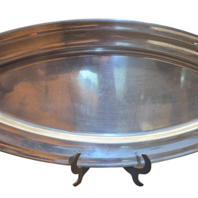 Antiga bandeja inox