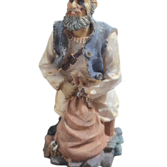 Escultura pirata de resina