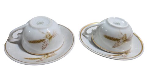 Antigas xícaras de café de porcelana D. Pedro I. (valor unitário)