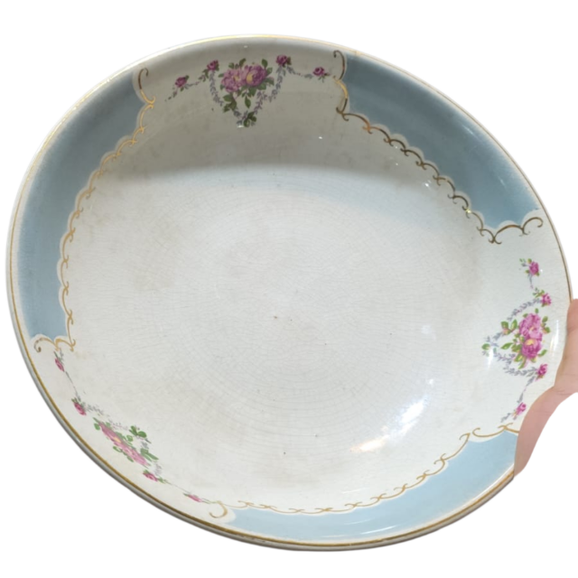Antiga saladeira de faiança