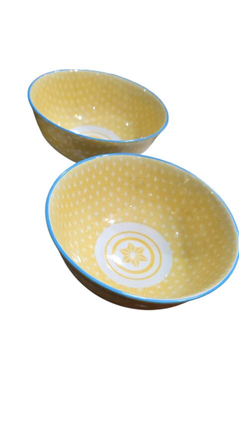 Par de bowls antigos de porcelana