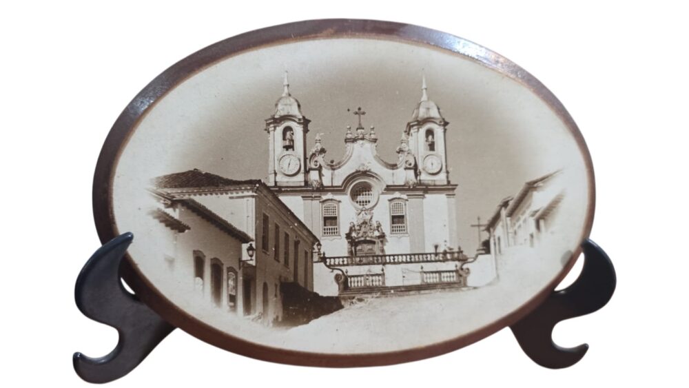 Decoração de parede da Igreja de São Francisco de Assis