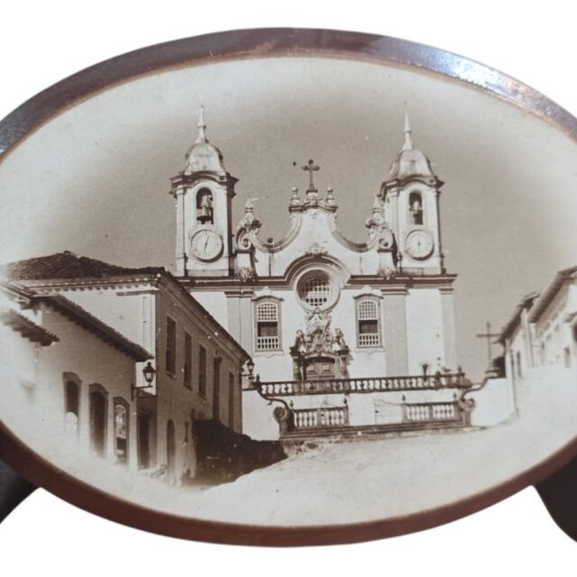 Decoração de parede da Igreja de São Francisco de Assis