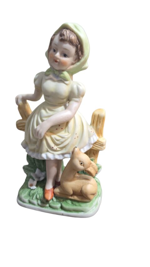 Escultura de porcelana fosca