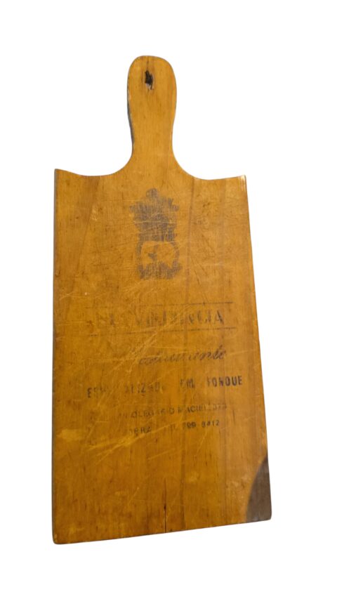 Antiga tábua de madeira