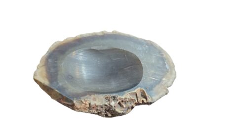 Saboneteira de pedra rústica