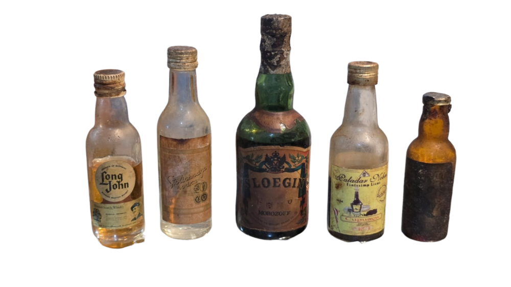 Lote de garrafinhas antigas