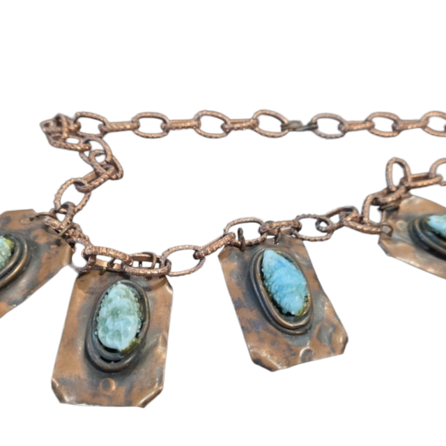 Elegante colar vintage