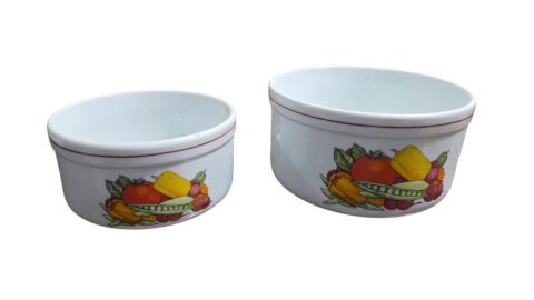 Par de legumeiras de porcelana, Veracruz