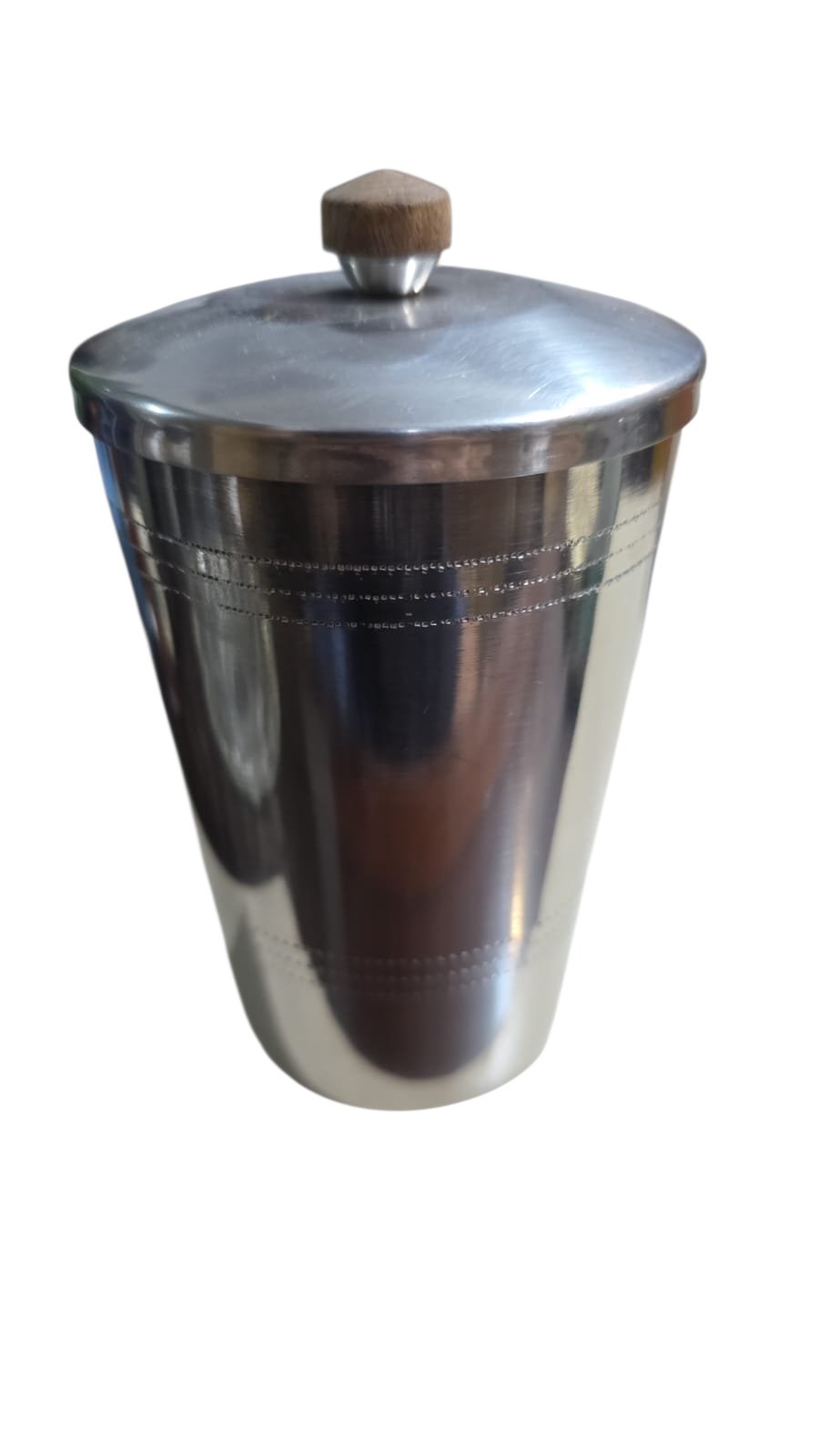 Copo com tampa, inox