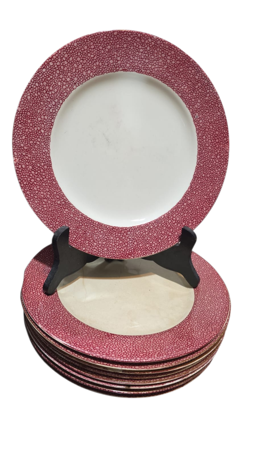 Conjunto de pratos rasos inglesas antigos
