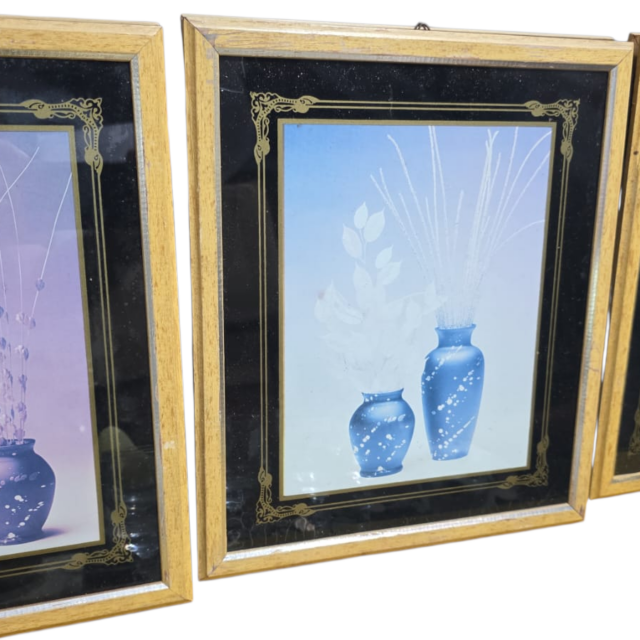 Trio de quadros antigos