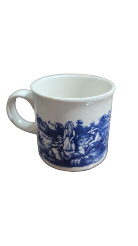 Xícara de café inglesa, bela arte