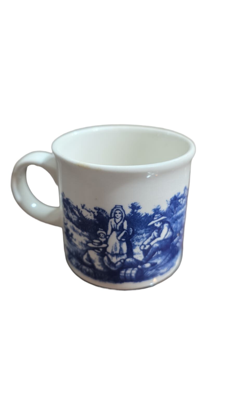 Xícara de café inglesa, bela arte