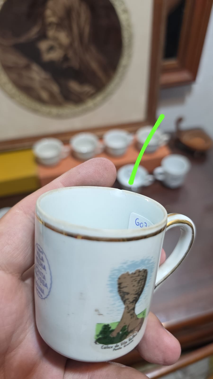Xícara de café em porcelana - Imagem 3