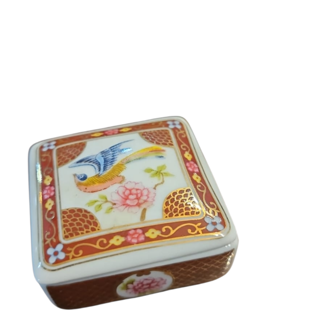 Antigo potiche de porcelana, linda arte