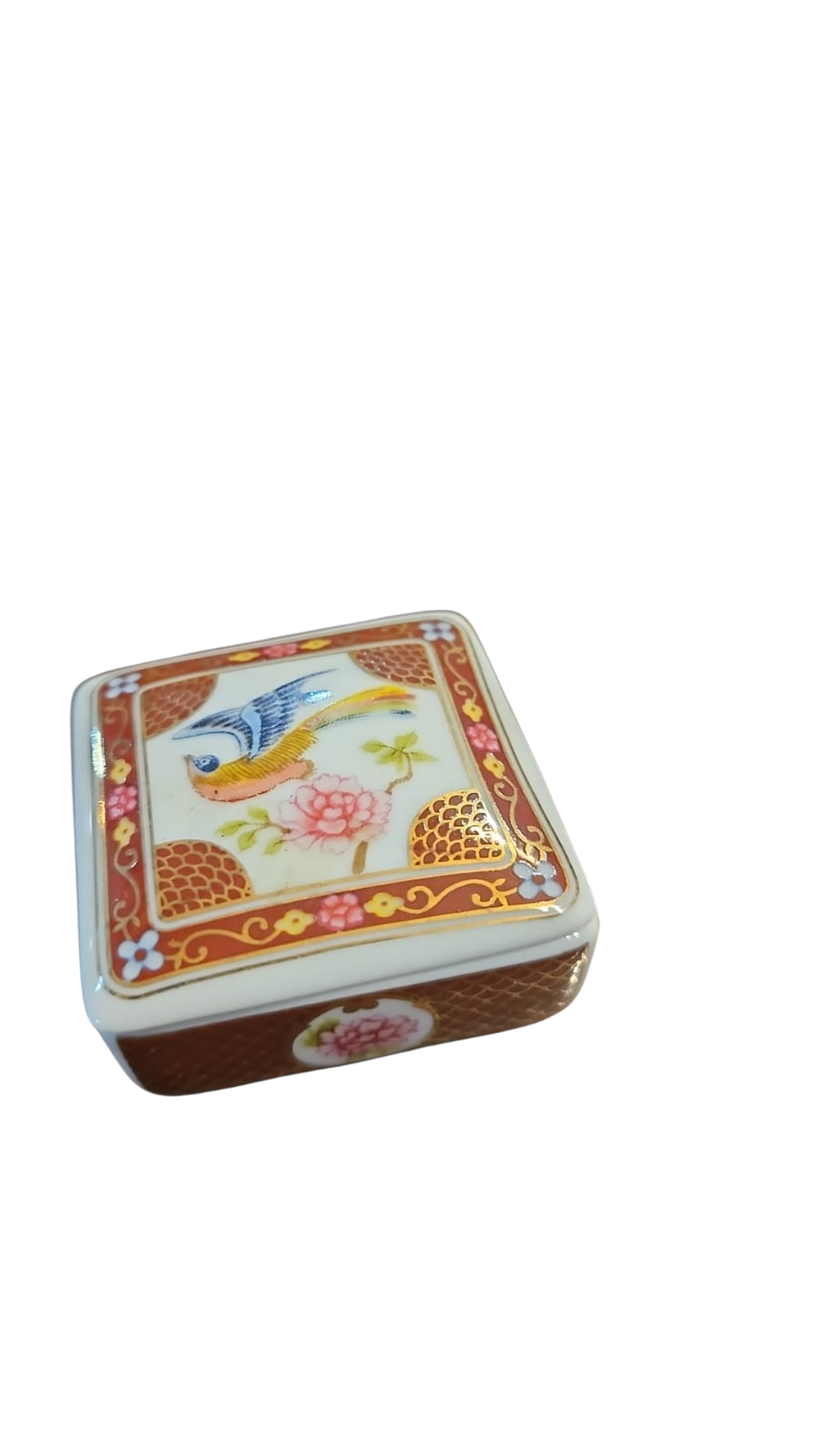 Antigo potiche de porcelana, linda arte