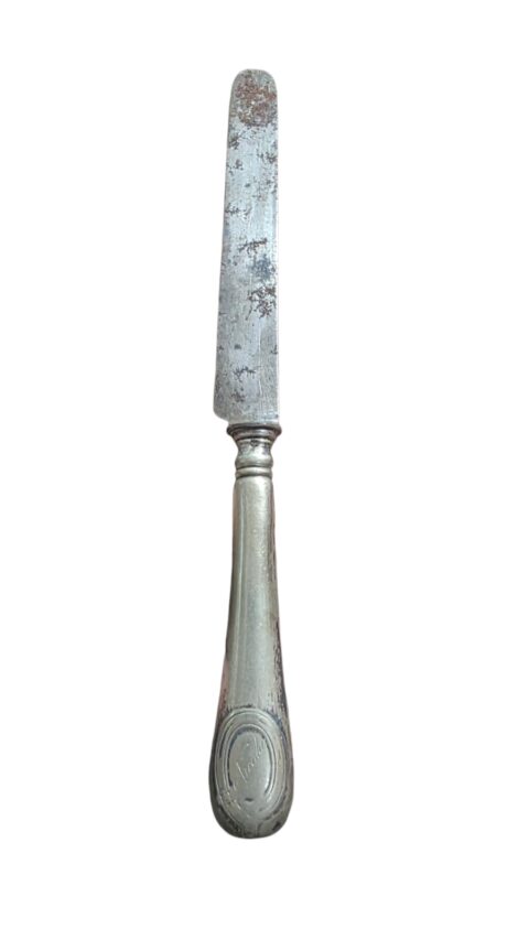 Antiga espátula com gravação