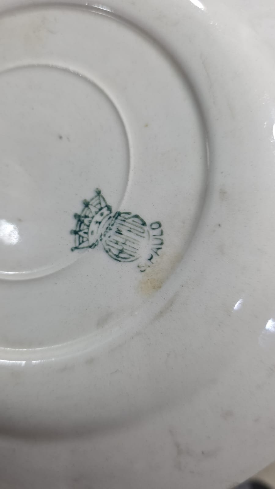 Porcelanas de sobremesa antigas, motivos florais. (valor unitário) - Imagem 3