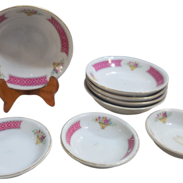 Conjunto de bowls de porcelana chinesa