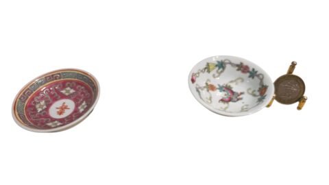Par de pequenos bowls orientais
