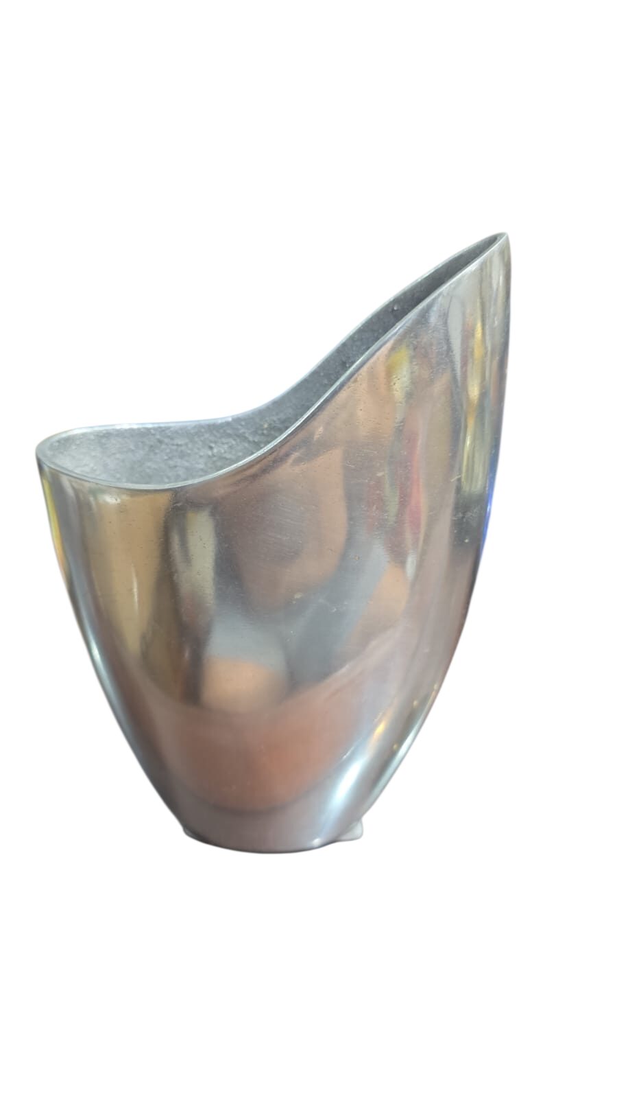 Jarra pra grãos ou floreira em metal