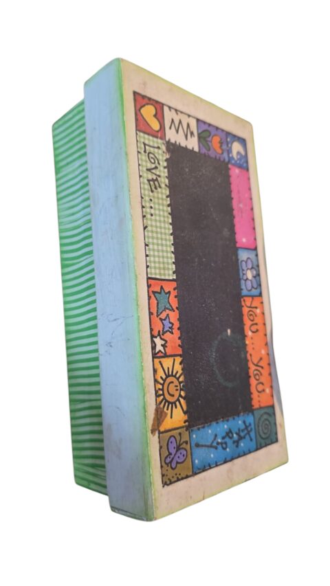 Bela caixa artesanal, linda arte