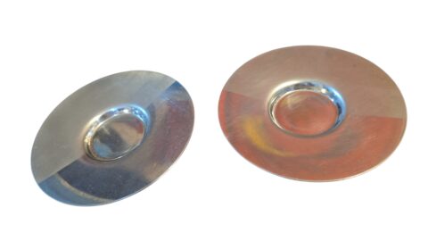 Par de itens de inox