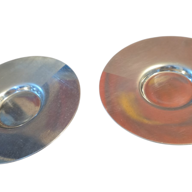 Par de itens de inox