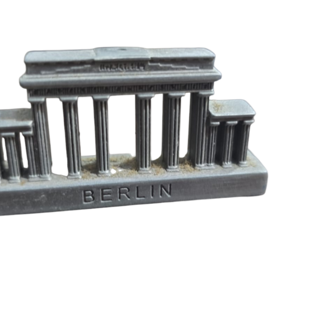 Miniatura de metal do Portão de Brandemburgo (Alemanha)