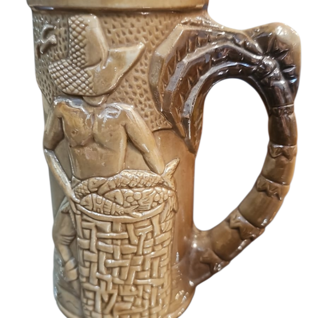 Antiga caneca, bela arte