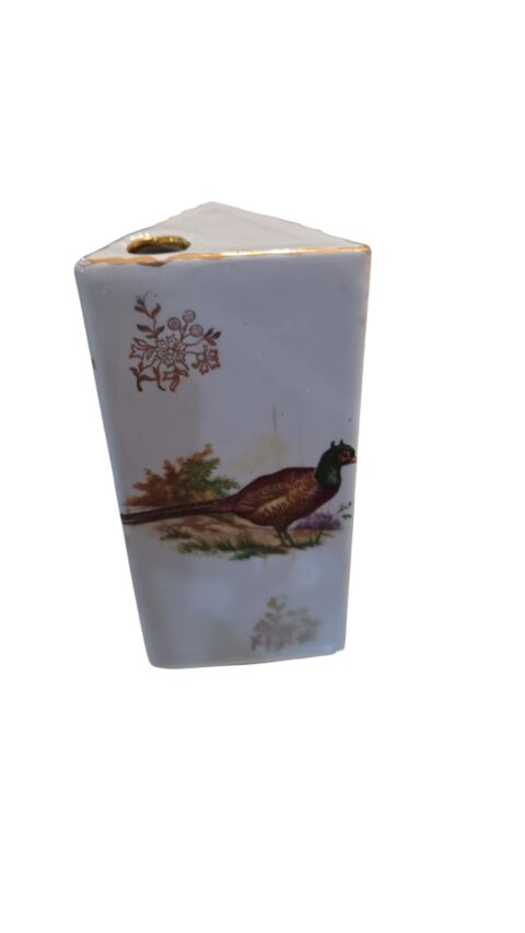 Paliteiro de porcelana com bela arte