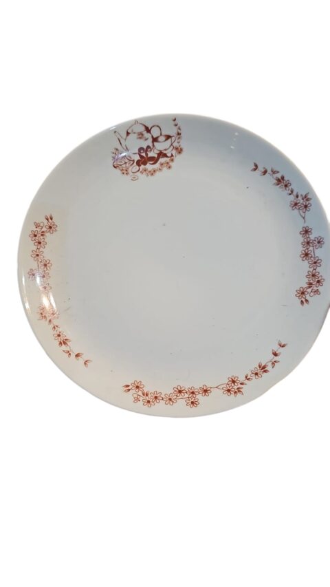 Prato de sobremesa porcelana Germer, bela arte