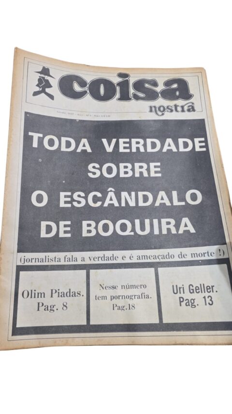 Antigo jornal da década de 70