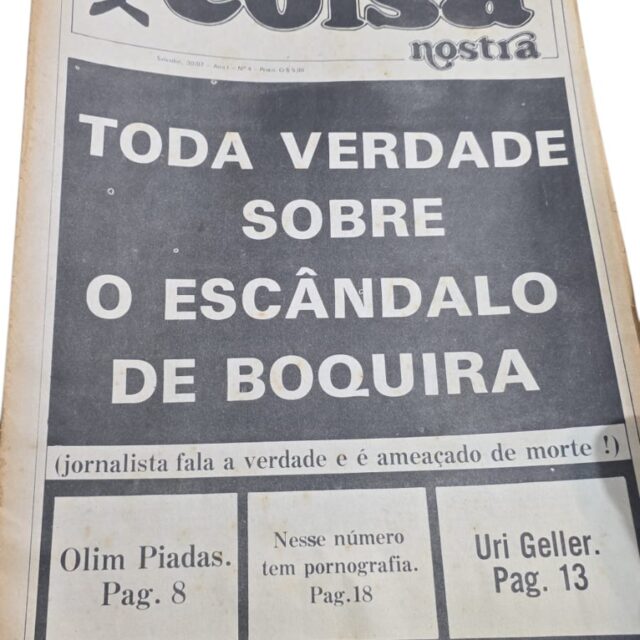 Antigo jornal da década de 70