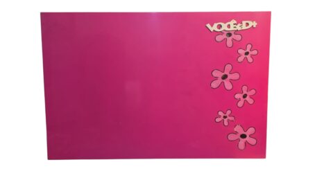 Grande quadro de metal para anotações e fotos, imã, gruda