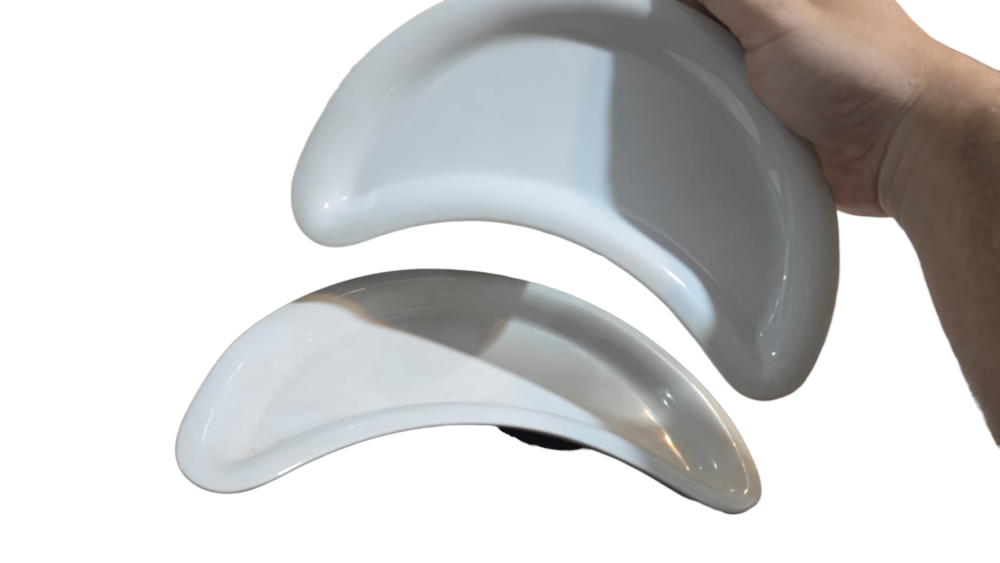 Corvilhete de porcelana. (valor unitário)