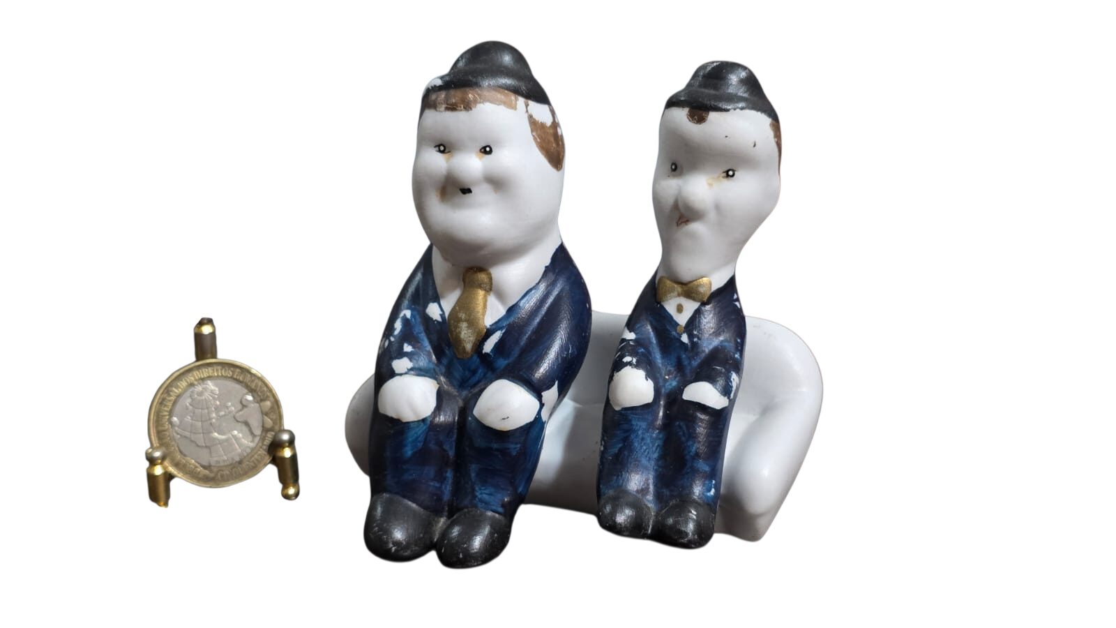 O Gordo e o Magro em Porcelana