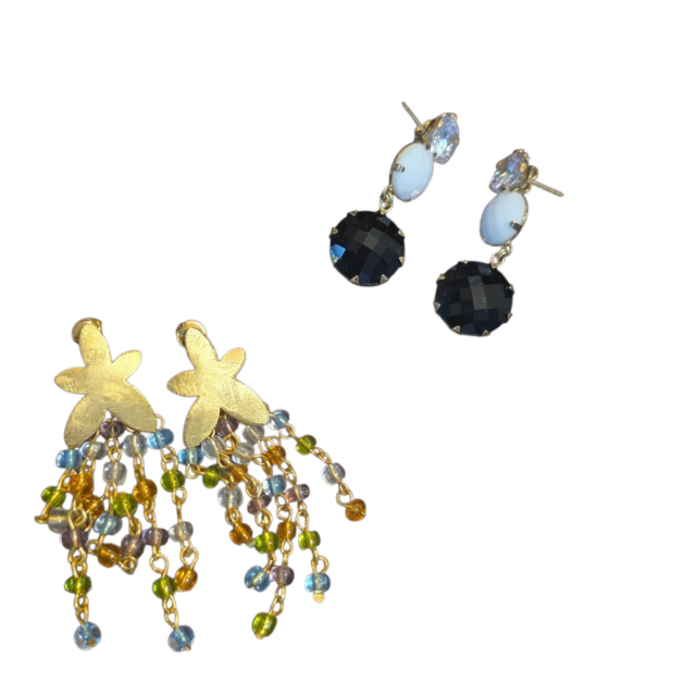 Par de elegantes brincos