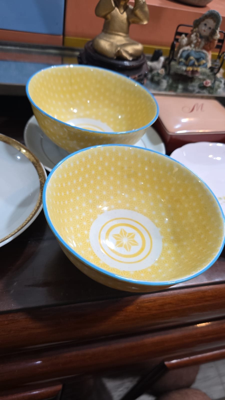 Par de bowls antigos de porcelana - Imagem 2