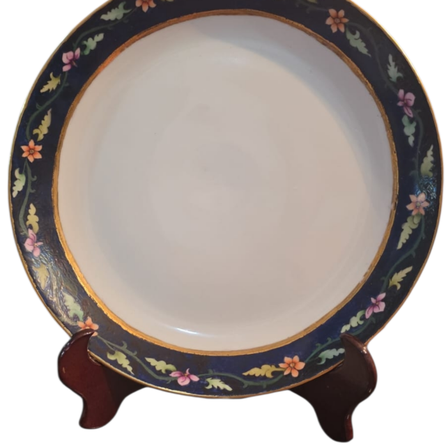 Grande prato de bolo de Porcelana