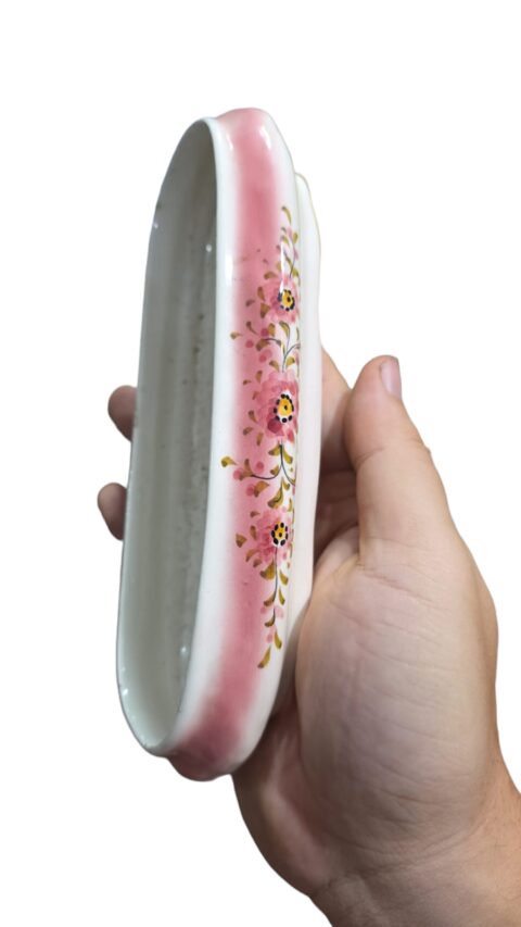 Antiga travessa funda de porcelana